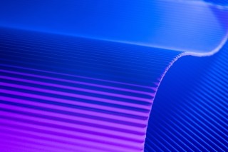 abstract purple to blue waves
